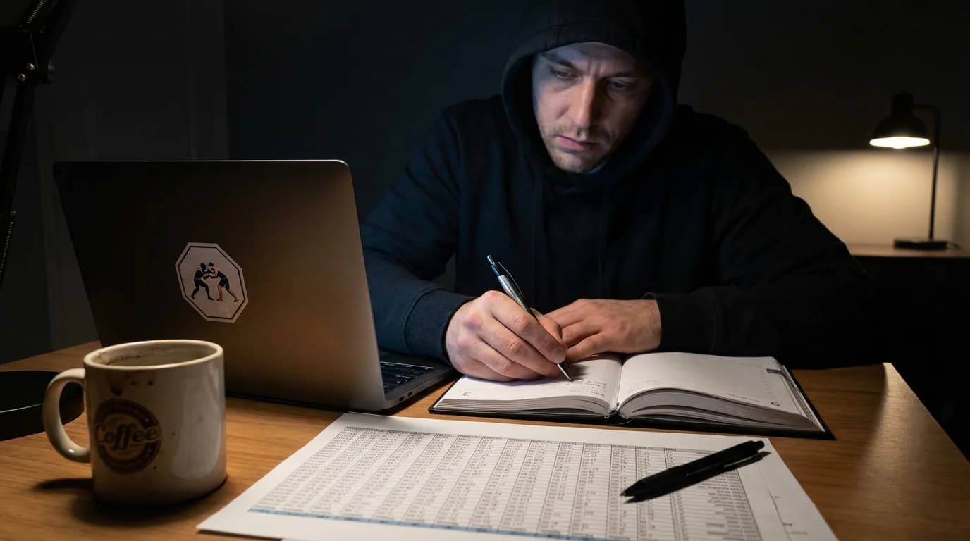 Ilustracja do poradnika o bankroll management i zarządzaniu stawkami w zakładach tenisowych